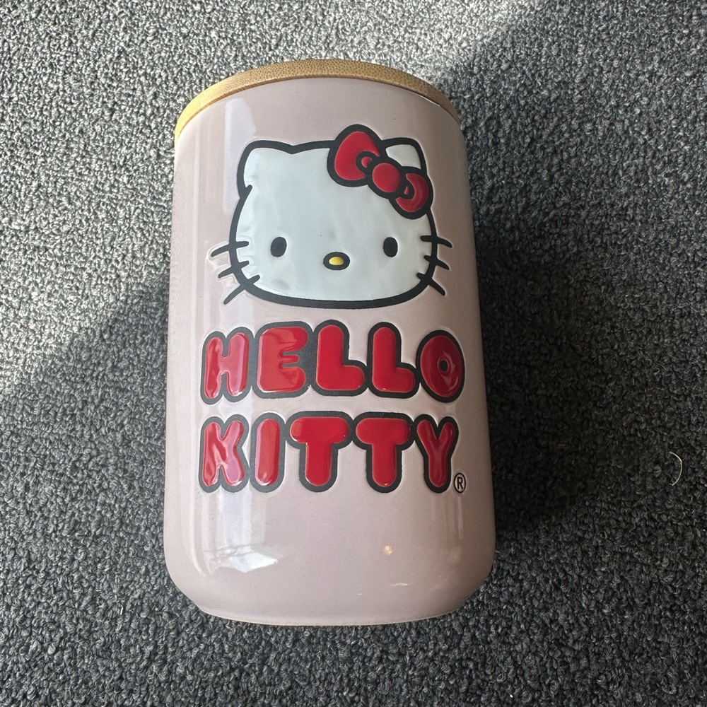 Hello Kitty Pink Ceramic Jar